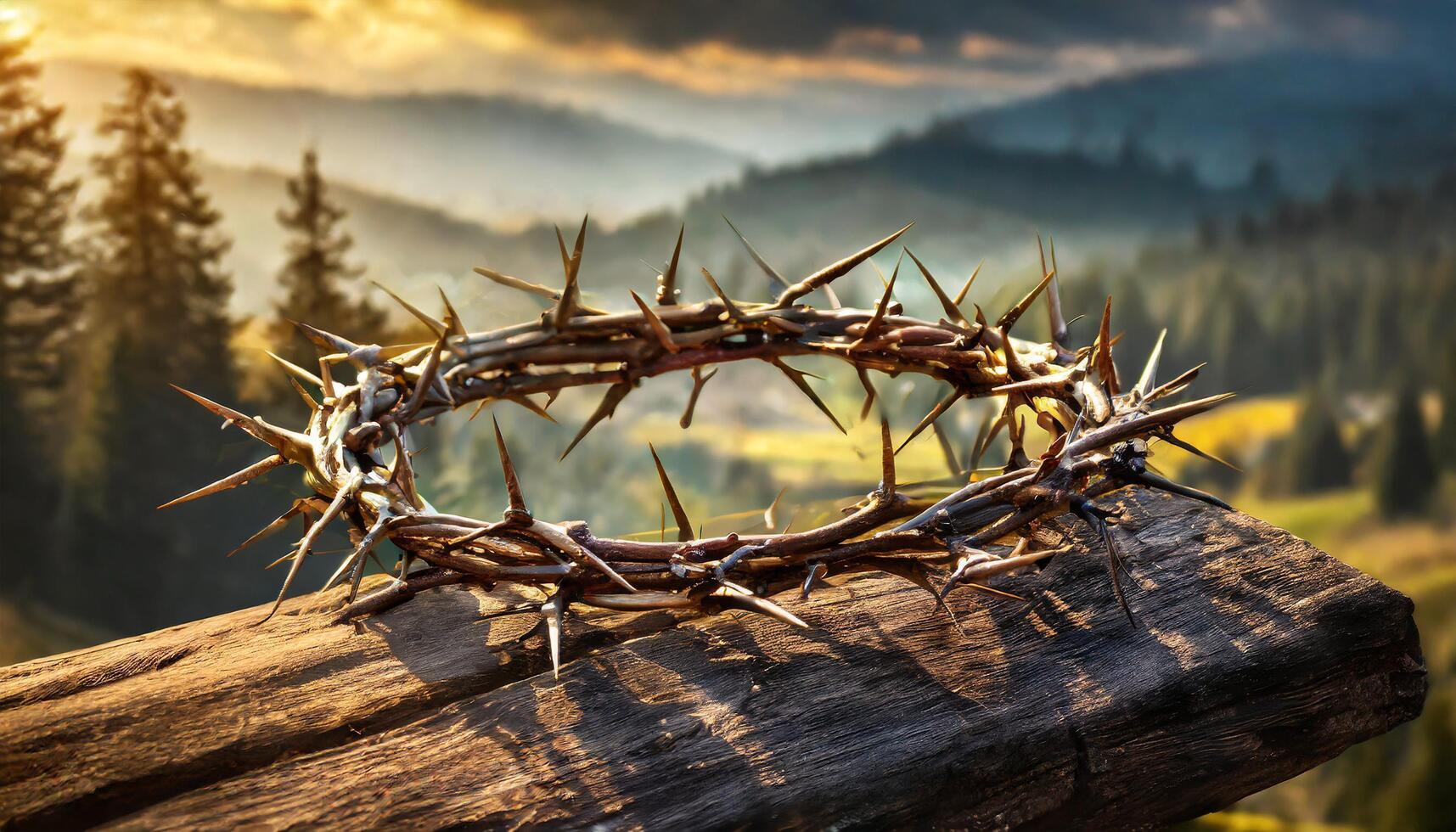 ai-generated-crown-of-thorns-backgrond-design-free-photo